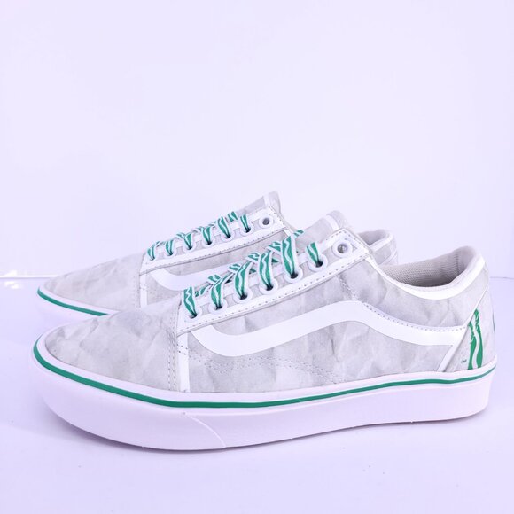 Vans x Crayola ComfyCush Old Skool Gray Green Sneakers Women’s 8 Men’s 6.5 - Picture 6 of 14